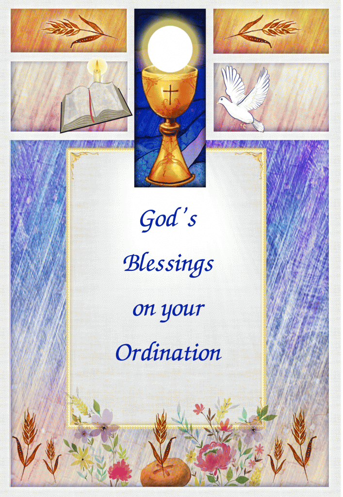 Ordination Day | Religious Cards | OR82 Pack of 12 2 designs