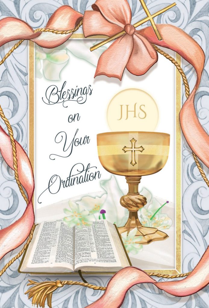 Ordination Day - Religious Cards - OR98 Pack of 12 2 designs
